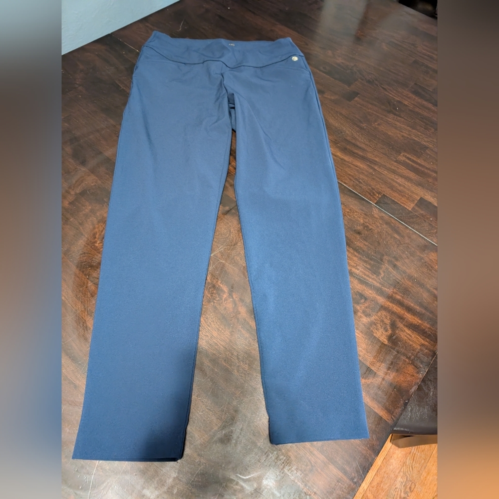 Lily Pulitzer Luxletic Navy Pants, Women's 10